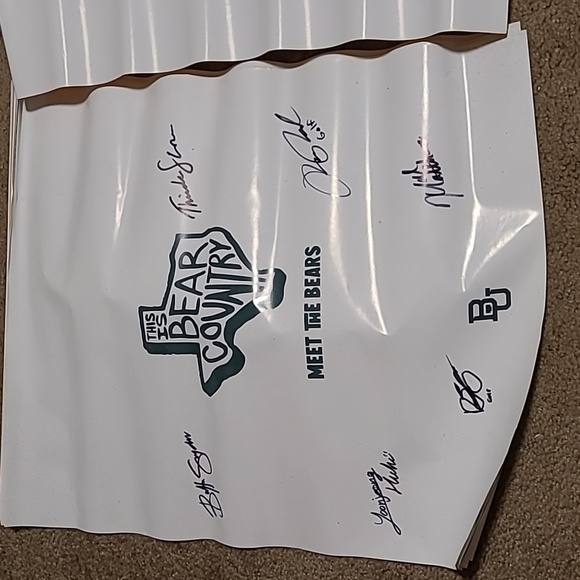 Baylor Bears Autographed Posters - Picture 12 of 15